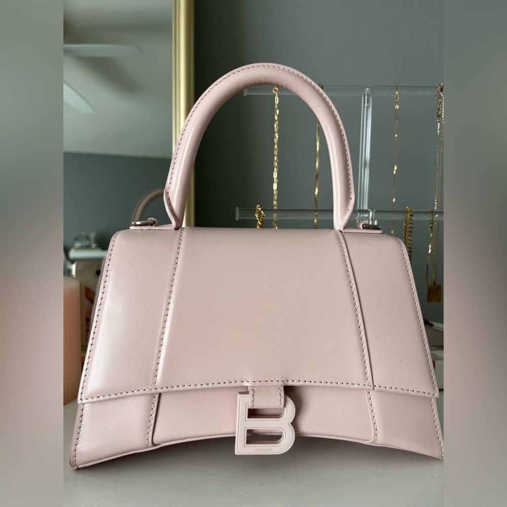 Balenciaga Pink Hourglass Purse - Picture 7 of 8